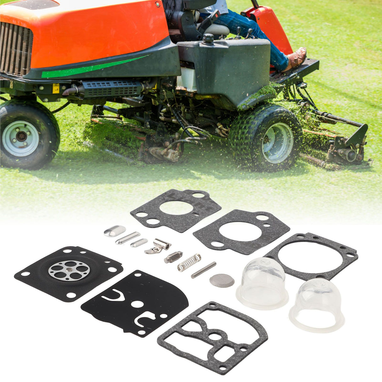 Trimmer Carburetor Repair Kit Carb Gasket Primer Bulb Set for Stihl HS45 FS38 FS55 Lawn Mower