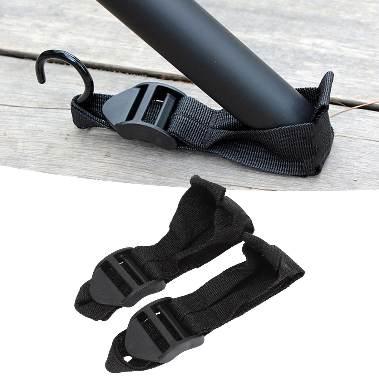 Windproof Tent Pole Fix Buckle Firm Fixation Lightweight Canopy Pole Fixing Strap With Storage Bag for Outdoor Camping