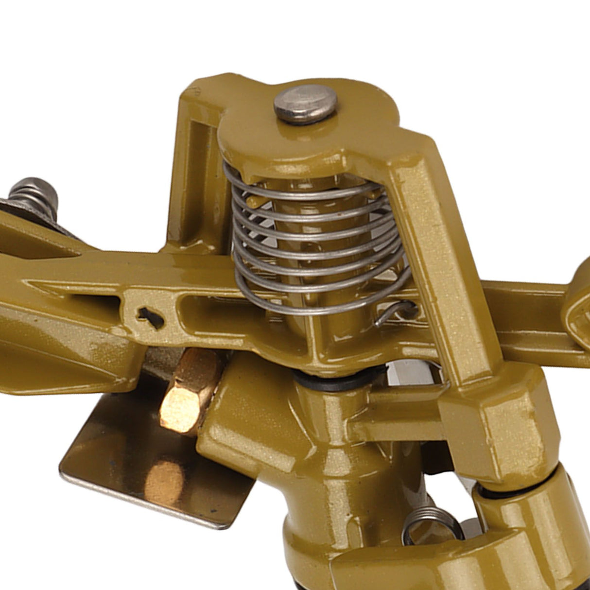 G1/2 Male Thread Watering Sprinkler Head 360 Degree Automatic Rotation 15m Range for Lawn Patio Garden Irrigation