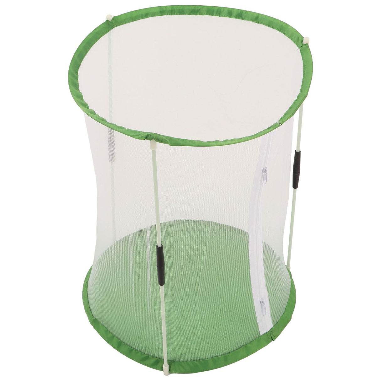 Cylindrical Butterfly and Insect Observation Cage Transparent Mesh Habitat Cage for Ornamental Plants