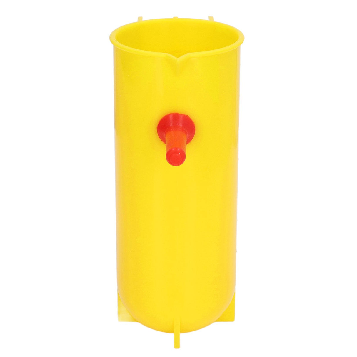 Lamb Milk Feeder Bottle 800ML Scale Accurate Quantitative Small Animal Calf Goat Pacifier Feeder Milk Bottle with Hand Grip Yellow
