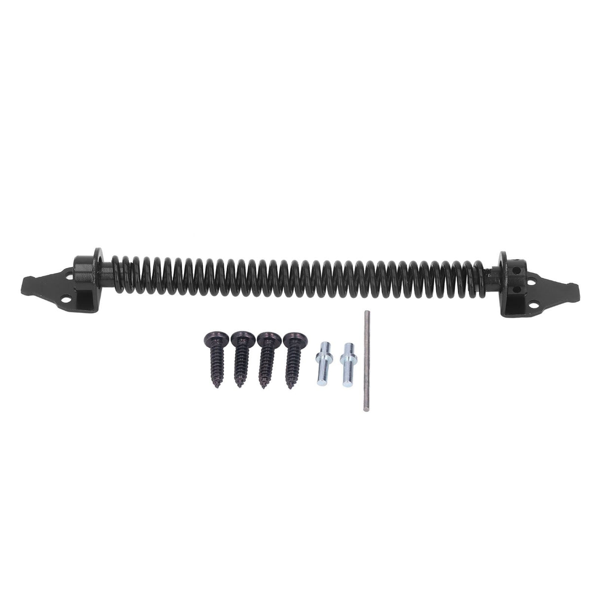 Self Closing Gate Door Spring Carbon Steel Electrophoresis Black Finish for Outdoor Villa Yard Fence
