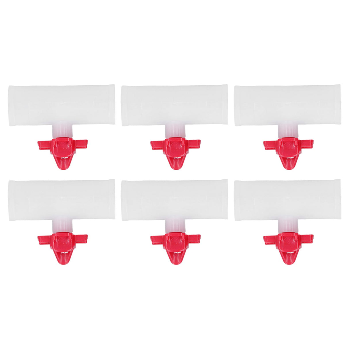 20 Sets Chicken Nipple Waterer Automatic Water Feeding Professional Chicken Watering Cups with T Joints for Quail Pigeons G3/4