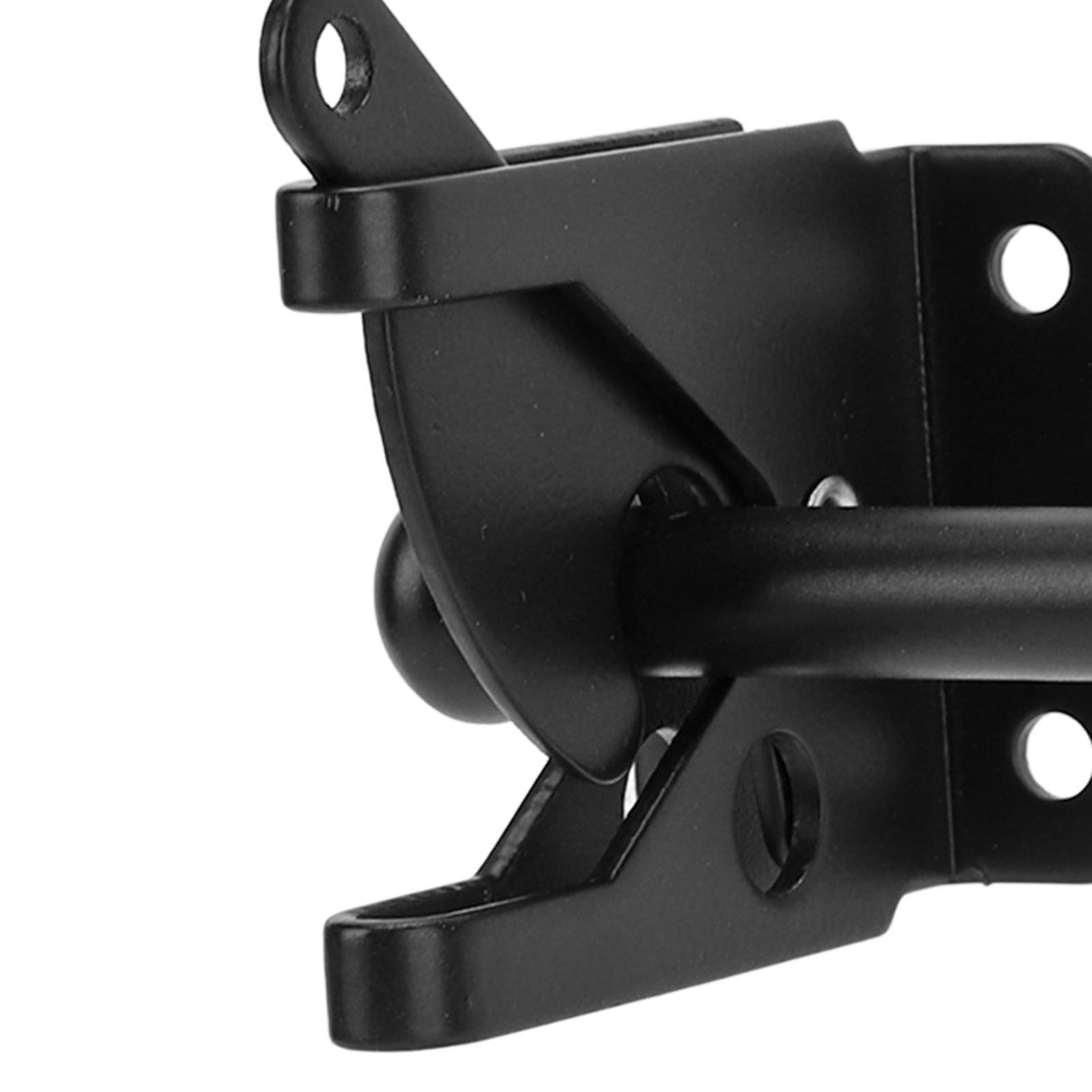 Black Door Locks Hasp Latch Carbon Steel Security Padlock Clasp for Sheds Closets Lockers