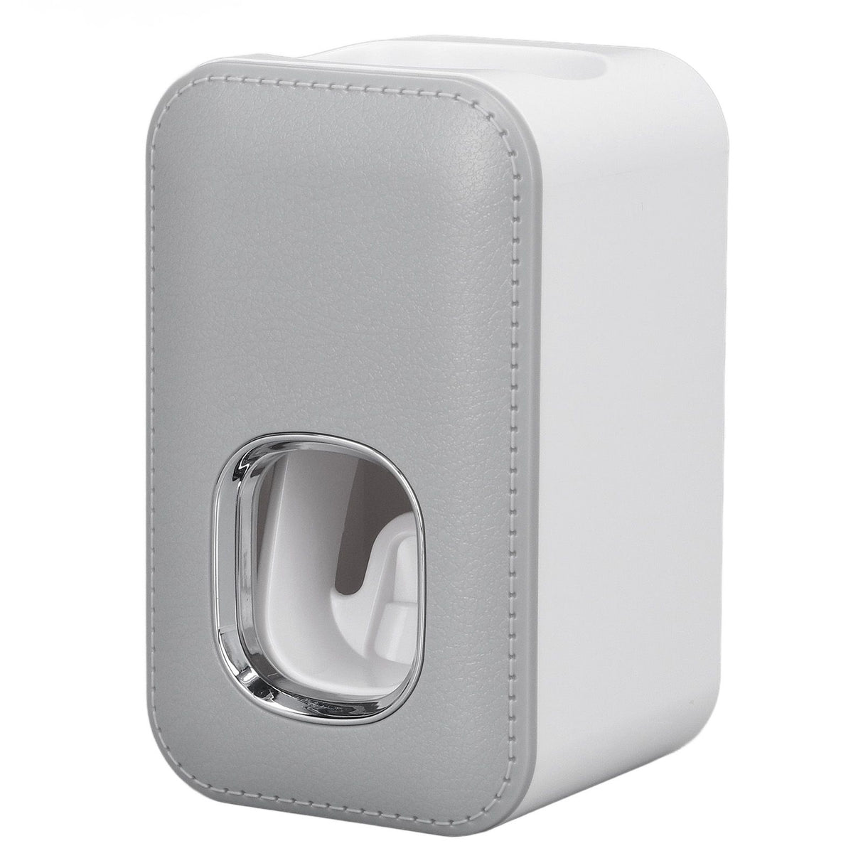 Toothpaste Dispenser Full Automatic Wall Mounted Hands Free Easy Operation Toothpaste Squeezer for Bathroom Hotel Gray
