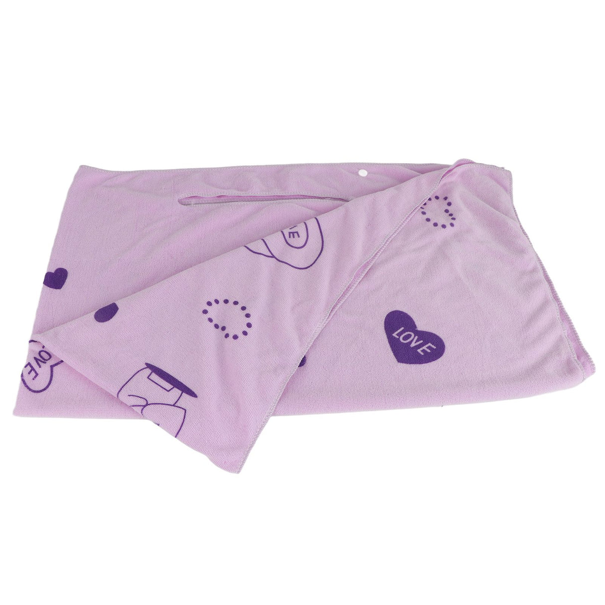 Women Bath Towel Superfine Fiber Wearable Breathable Female Towel Wrap with Straps Edge Cover Bathroom Accessories Light Purple 80x135cm/31.50x53.15in