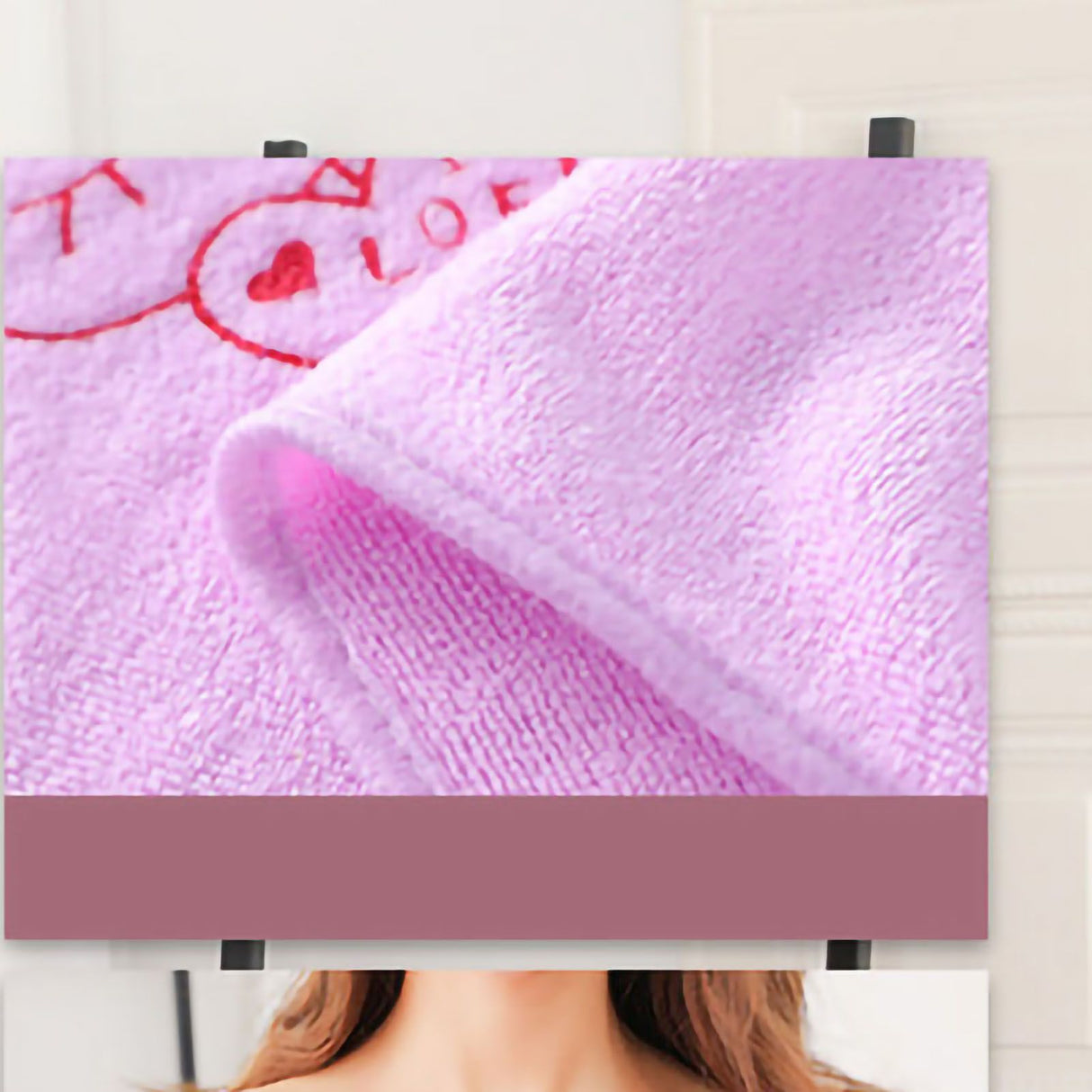 Women Bath Towel Superfine Fiber Wearable Breathable Female Towel Wrap with Straps Edge Cover Bathroom Accessories Light Purple 80x135cm/31.50x53.15in