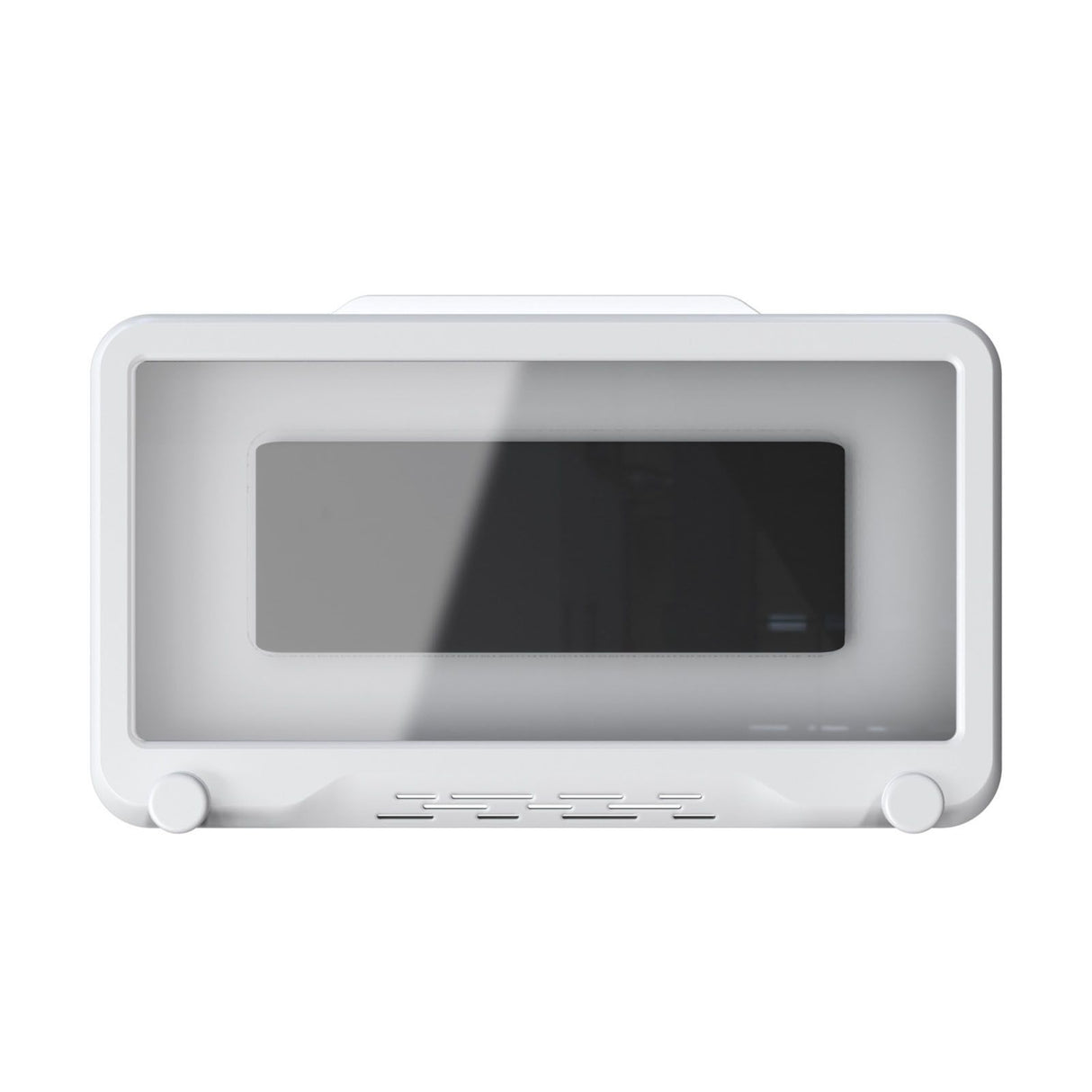 Waterproof Cell Phone Case Shower Phone Holder Wall Hanging Free Punch 360 Degree Rotation Touch Screen For Bathroom Kitchen White