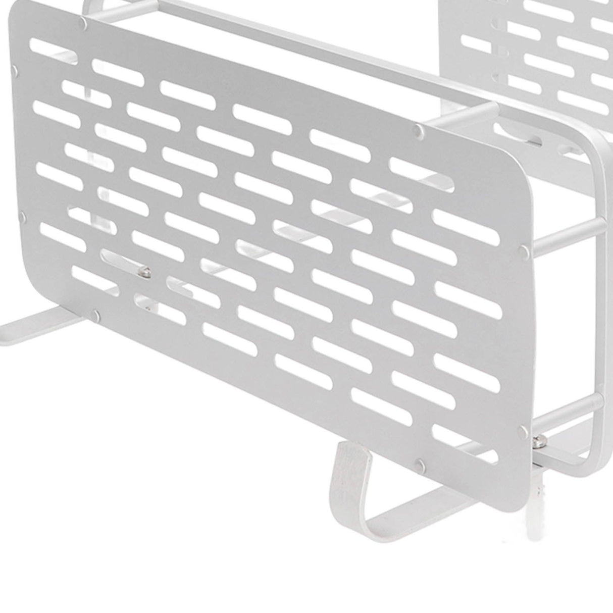 Wall Mounted Shelves Aluminum Alloy Matte Two Layers Floating Storage Shelves for Bathroom Kitchen Living Room