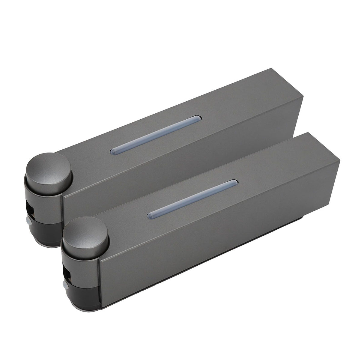 Wall Mounted Liquid Soap Dispensers Back Stick Type Plastic Shampoo Dispenser for Home Hotel School Toilet Grey 6028 2 Cups