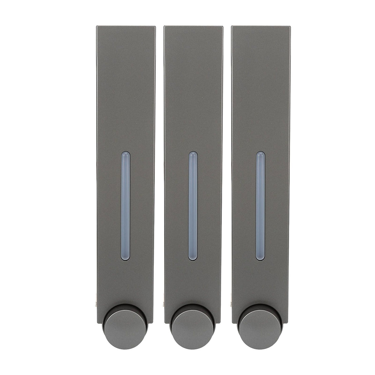 Wall Mounted Liquid Soap Dispensers Back Stick Type Plastic Shampoo Dispenser for Home Hotel School Toilet Grey 6028 3 Cups