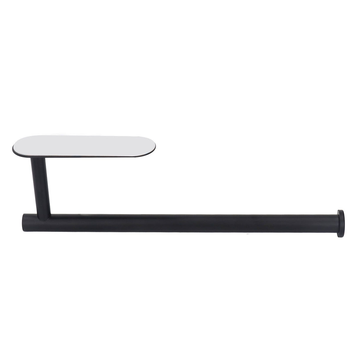 Roll Paper Towel Holders Stainless Steel Under Cabinet Paper Towel Hanging Rack Balck Paper Holder for Bathroom Kitchen