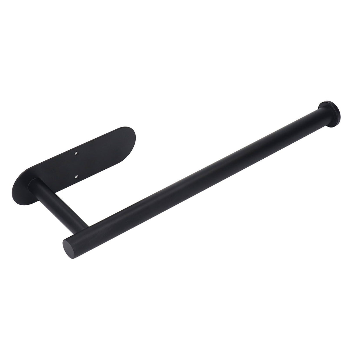 Roll Paper Towel Holders Stainless Steel Under Cabinet Paper Towel Hanging Rack Balck Paper Holder for Bathroom Kitchen