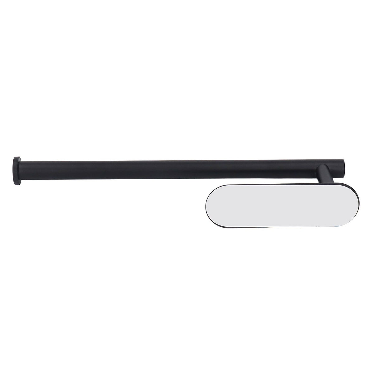Roll Paper Towel Holders Stainless Steel Under Cabinet Paper Towel Hanging Rack Balck Paper Holder for Bathroom Kitchen