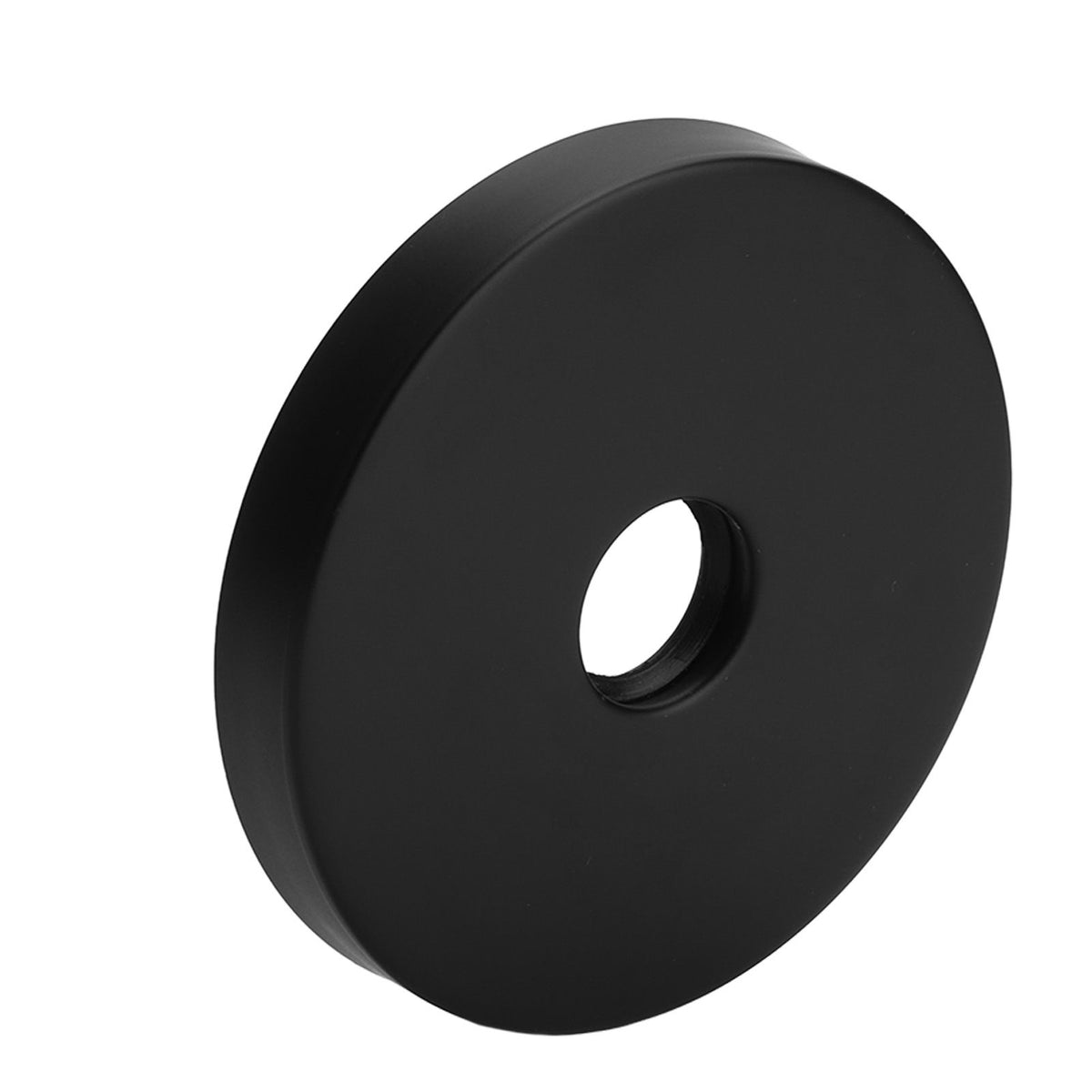 Large Shower Arm Flange 304 Stainless Steel Shower Arm Escutcheon Plate for G1/2in Pipe Replacement Home Black