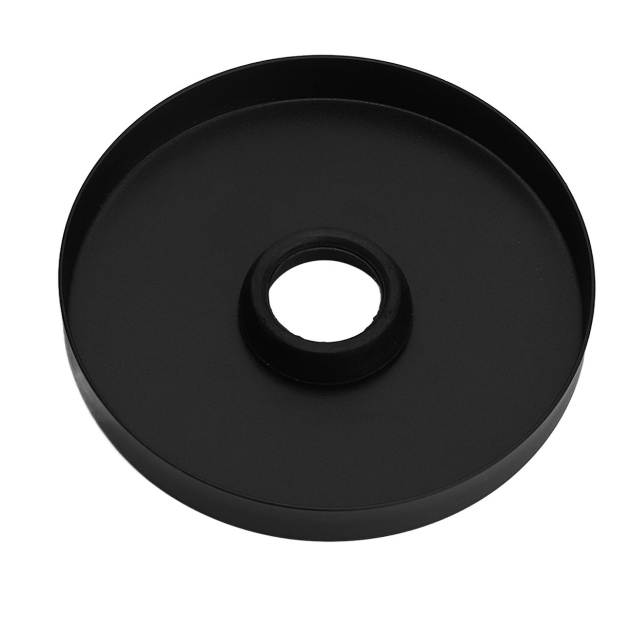 Large Shower Arm Flange 304 Stainless Steel Shower Arm Escutcheon Plate for G1/2in Pipe Replacement Home Black