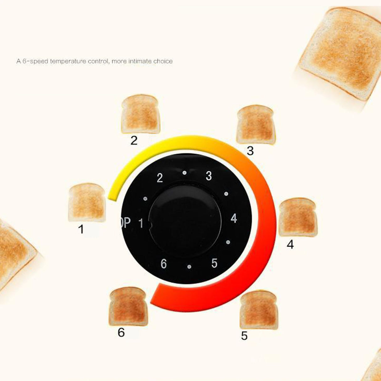 BH 002 Automatic Toaster Multifunctional 2 Slice Toaster Home Breakfast Machine AC 220V Black