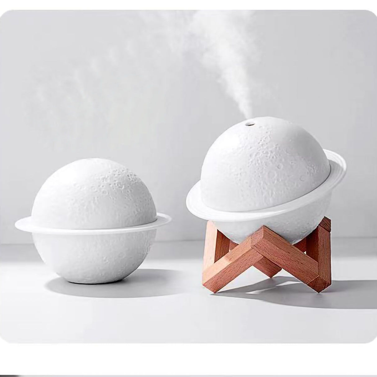 Humidifier 3 Colour Mode Large Capacity Mist Vaporizer Sprayer Home Decoration for Office White