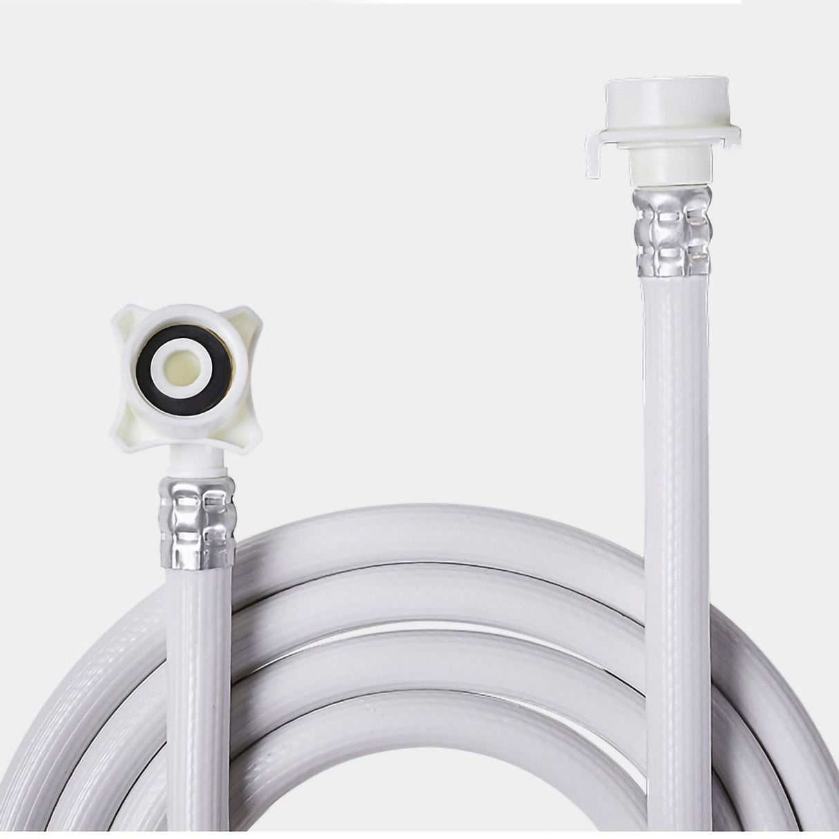 PVC Washing Machine Water Inlet Pipe with Steel Connector Extension Tube Washing Machine Hoses for Water Injection 2m/78.7in