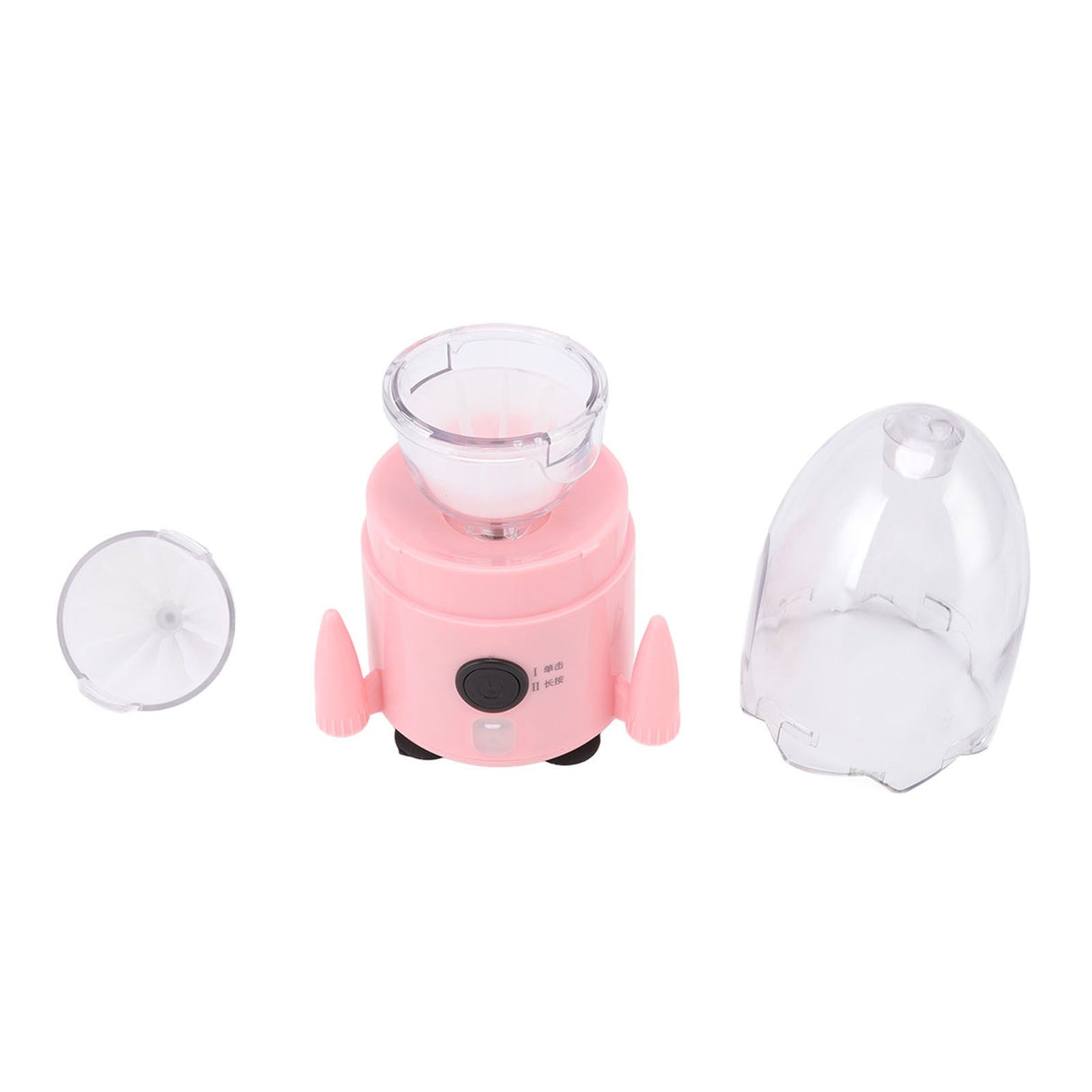Egg Spinner Rechargeable Silicone Bottom Food Grade ABS Material Golden Egg Shakers for Home 15W 5V Pink