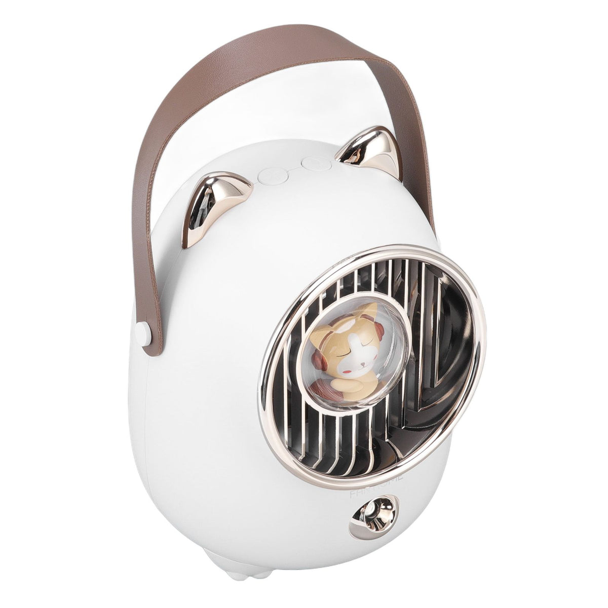 Air Conditioner Fan Multifunctional Portable 350ml Humidifying Spray Usb Rechargeable Air Cooler with LED Ambient Light