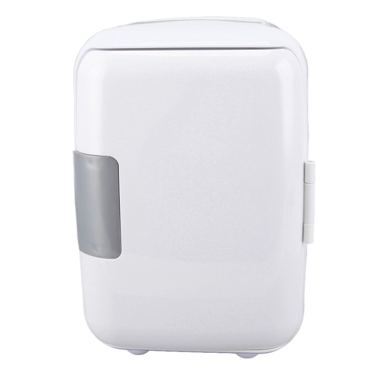 Car Fridge 4 Liters Durable ABS Cosmetic Storage Detachable Partition Portable Mini Fridge for Food Cosmetic Car White