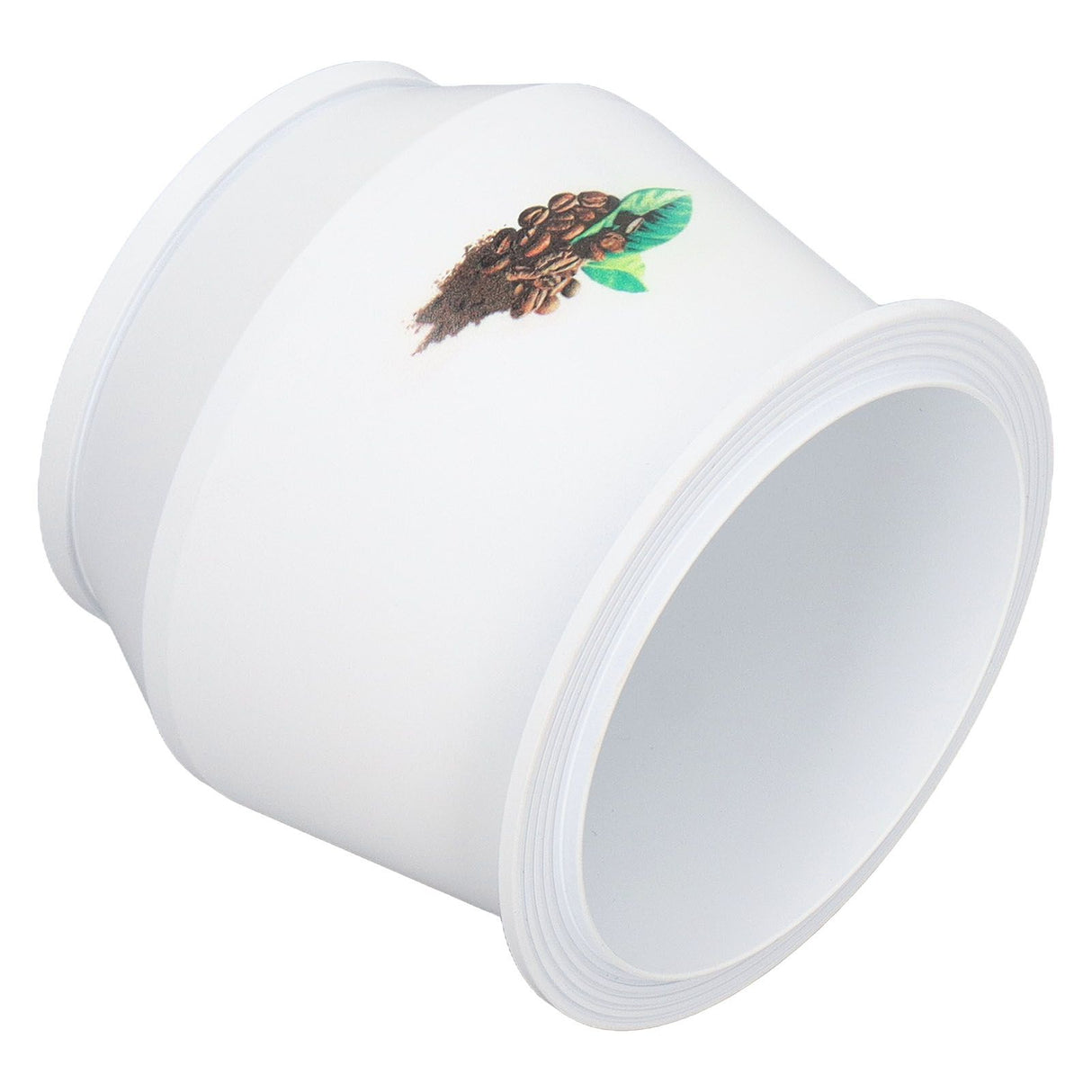 Coffee Dosing Cup Aluminum Alloy Coffee Making Machine Bean Grinder Portafilter Accessories 58mm/2.28in Opening 140ml