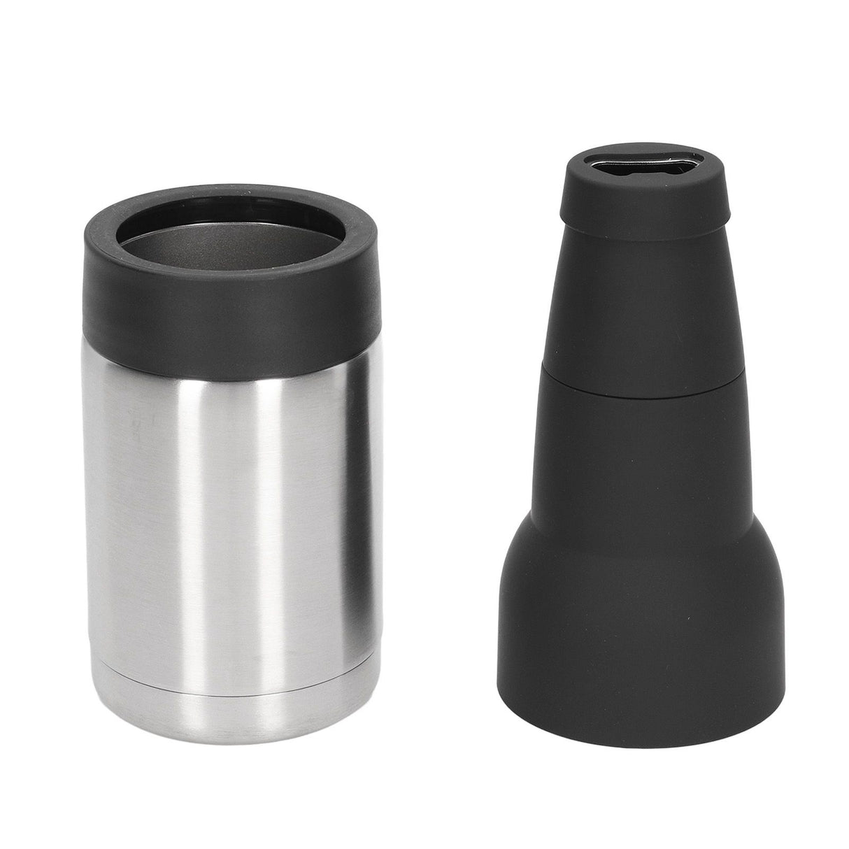 Vacuum Double Wall Stainless Steel Can Insulation and Cold Storage Tank with Bottle Opener Steel Color