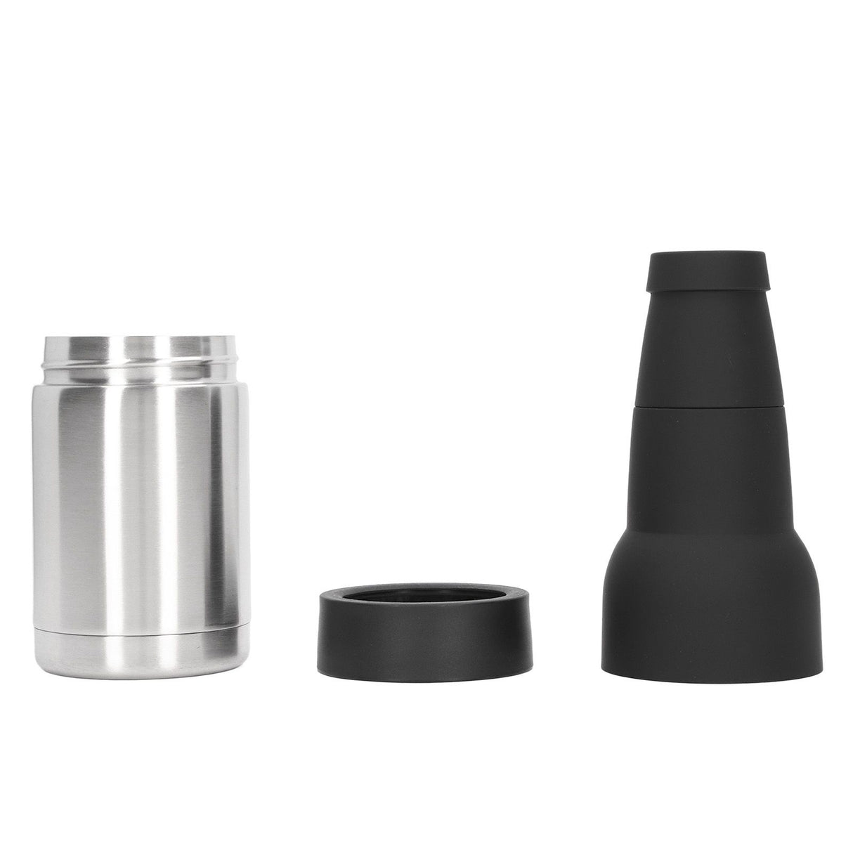 Vacuum Double Wall Stainless Steel Can Insulation and Cold Storage Tank with Bottle Opener Steel Color