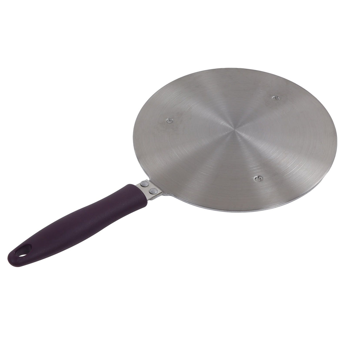 Induction Adapter Plate Stainless Steel Heat Diffuser with Purple Handle Kitchen Accessories for Iron Pot Ceramic Pot 21.5cm/8.46in