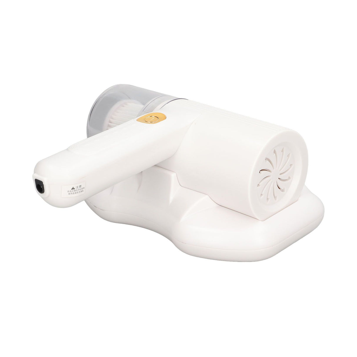 Mattress Vacuum Cleaner Purple Light USB Charging Cordless Mite Vacuum Cleaner with 20Kpa Suction Electric Mite Remover White
