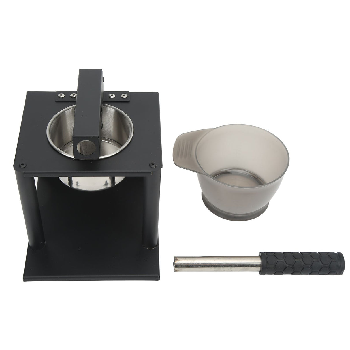 Manual Press Juicer Lever Design 304 Stainless Steel Hand Pressed Juicer Fruit Squeezer with Two Filters