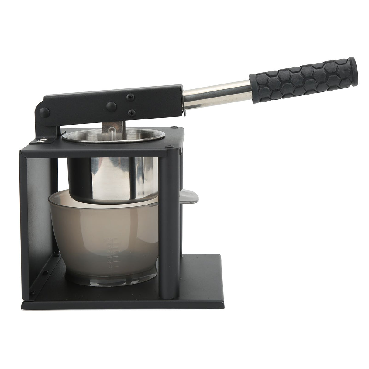 Manual Press Juicer Lever Design 304 Stainless Steel Hand Pressed Juicer Fruit Squeezer with Two Filters