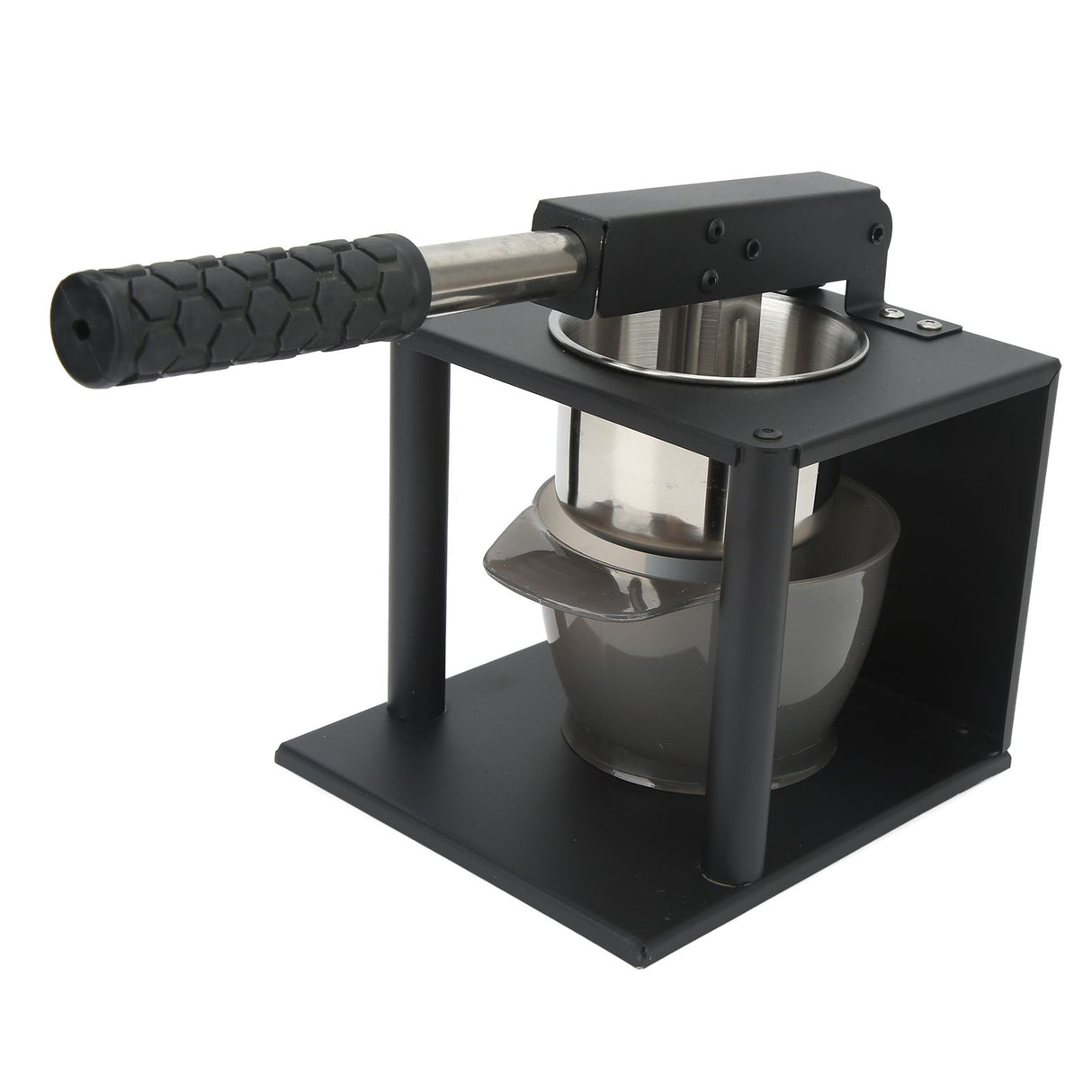 Manual Press Juicer Lever Design 304 Stainless Steel Hand Pressed Juicer Fruit Squeezer with Two Filters