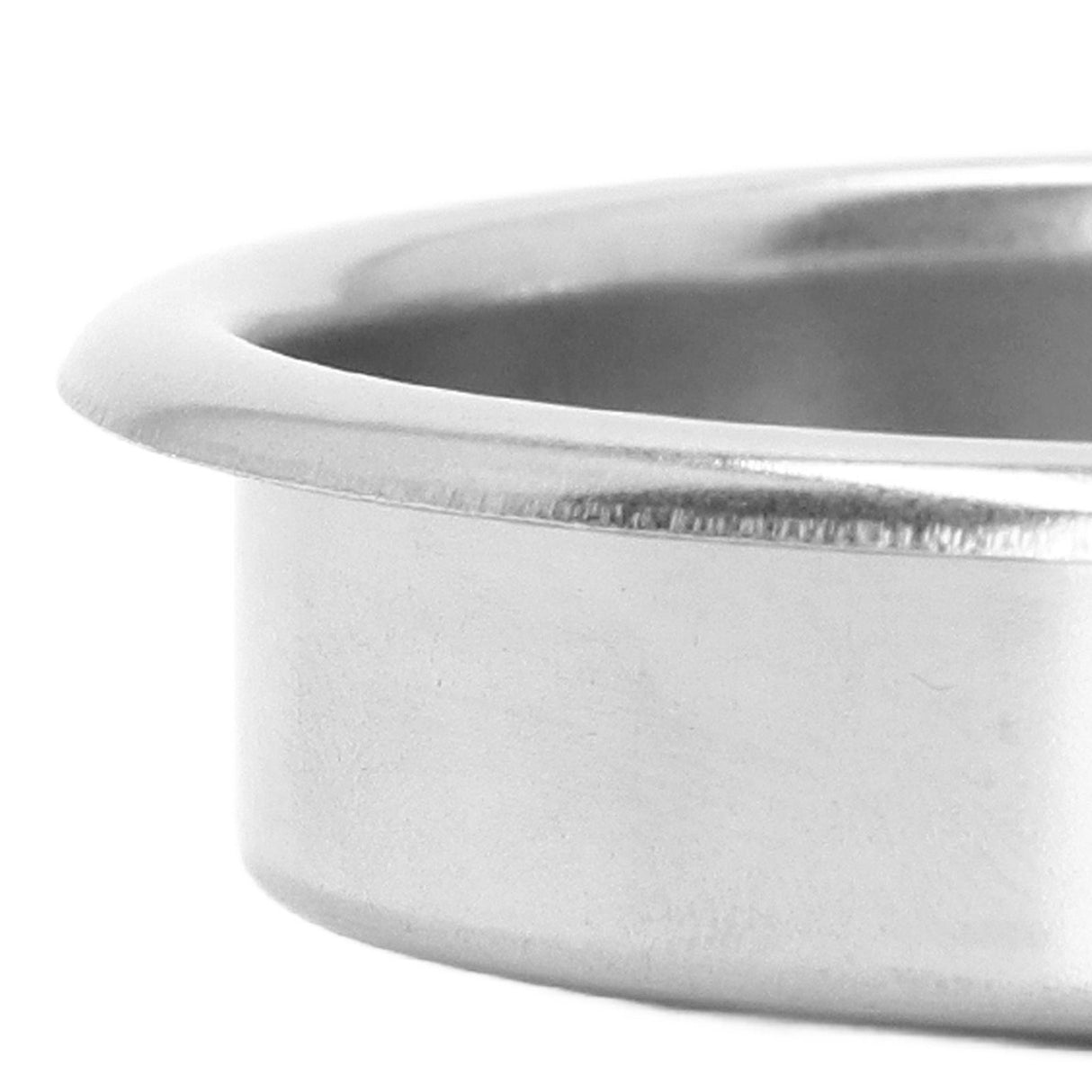 Blind Filter Stainless Steel Wear Resistant Rust Proof 2.3in Coffee Machine Backflush Insert Blind Filter for Home