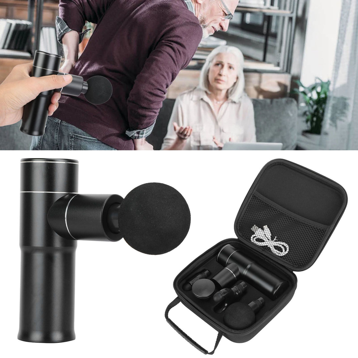 Household Mini Muscle Massager 4 Scientific Speed Fascia Massager Usb Charging Fitness Muscle Relaxer for Office Home