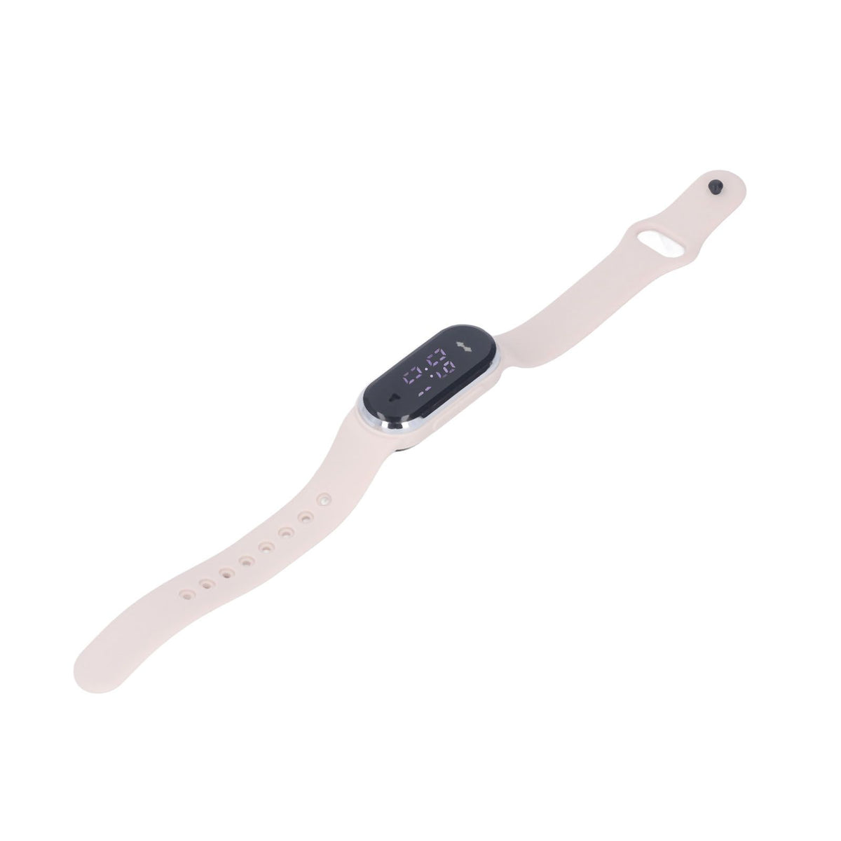 Anti Mosquito Bracelet Watch Silica Gel USB Rechargeable Ultrasonic Mosquito Repellent Bracelet for Outdoor White