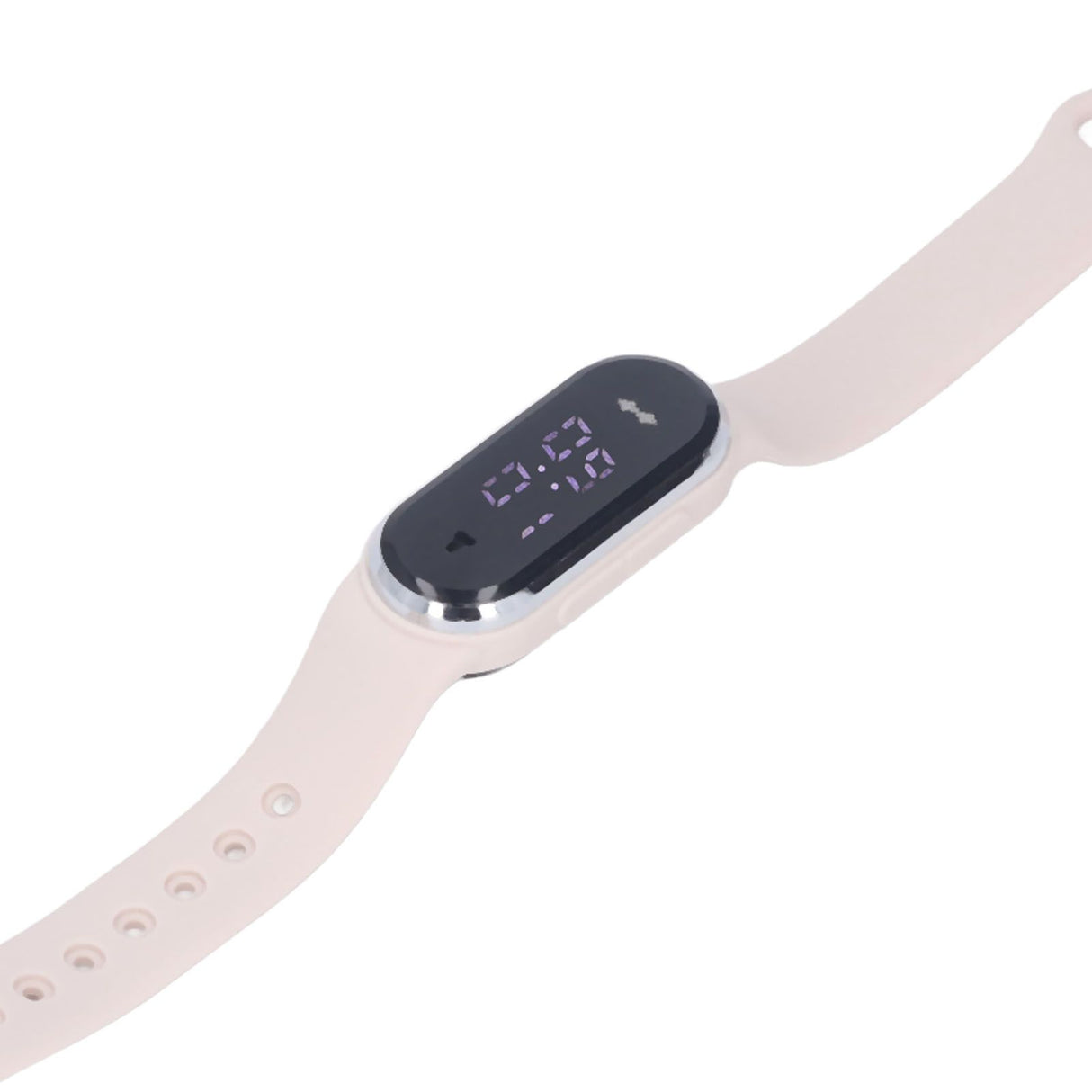 Anti Mosquito Bracelet Watch Silica Gel USB Rechargeable Ultrasonic Mosquito Repellent Bracelet for Outdoor White