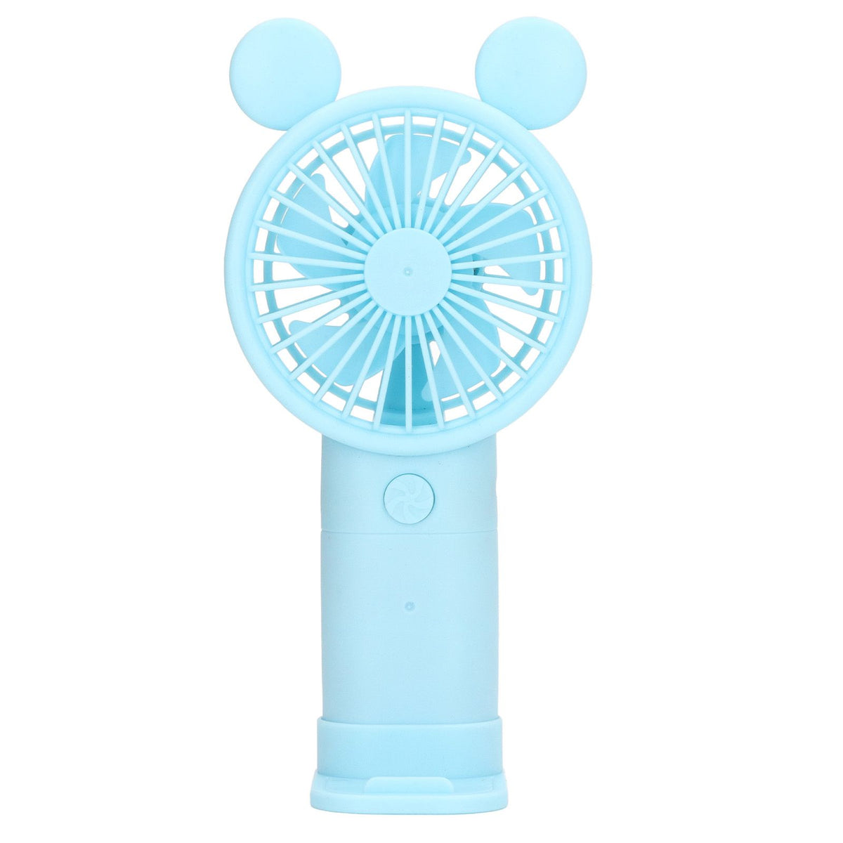 Mini Handheld Fan USB 1200mAh Battery Dual Drive Portable Handheld Fan Electric Small Fan Blue