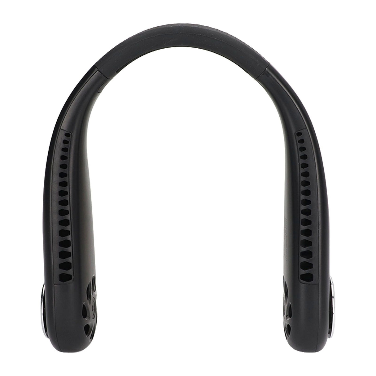Hanging Neck Fan 3 Modes USB Charging 3600mAh Battery Adjustable Angle Mute Design Face Fan for Home Office Travel Black