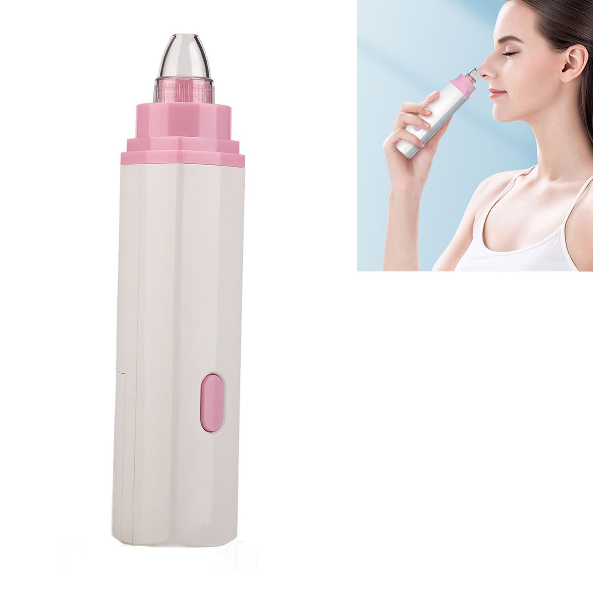 Blackhead Remover ABS Electric Portable Pore Cleanser with Mouthpieces for Men Women