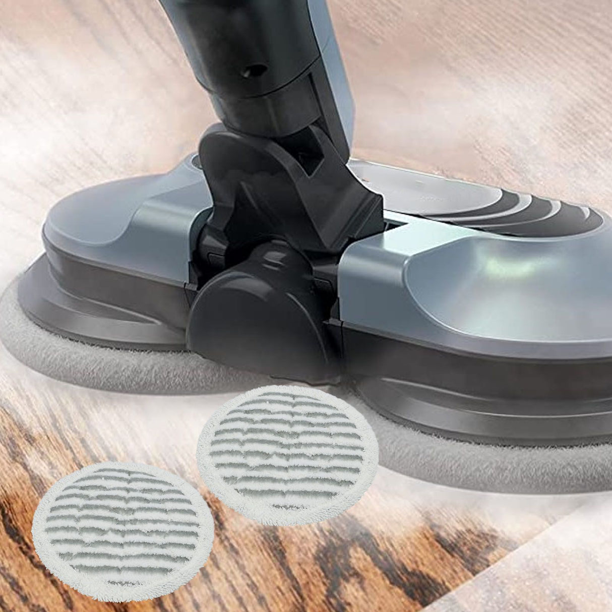 2Pcs Mop Pads Scrub Integrated Scrubbing Mop for Shark S7000 Series S7000AMZ S7001 S7001TGT XKITP7000