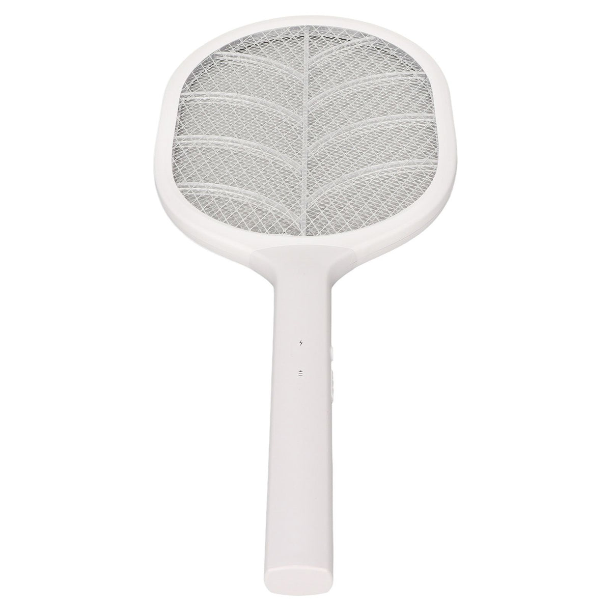 Electric Fly Swatter USB Charging Purple Light 3 Layers Safety Net Mosquito Swatter Racket with Base