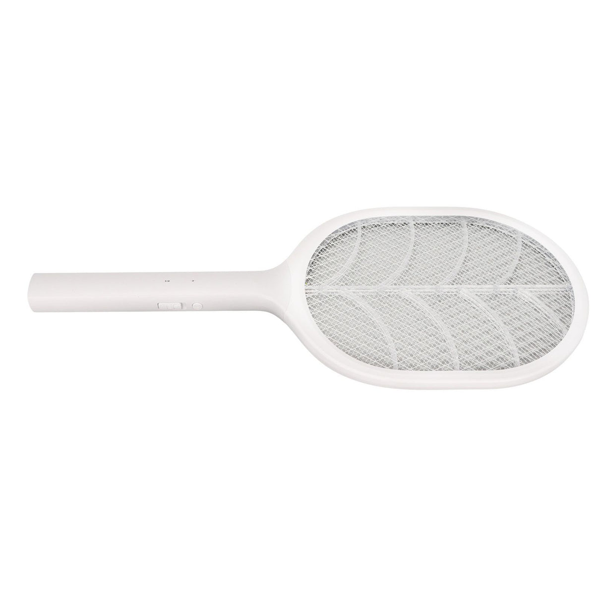 Electric Fly Swatter USB Charging Purple Light 3 Layers Safety Net Mosquito Swatter Racket with Base