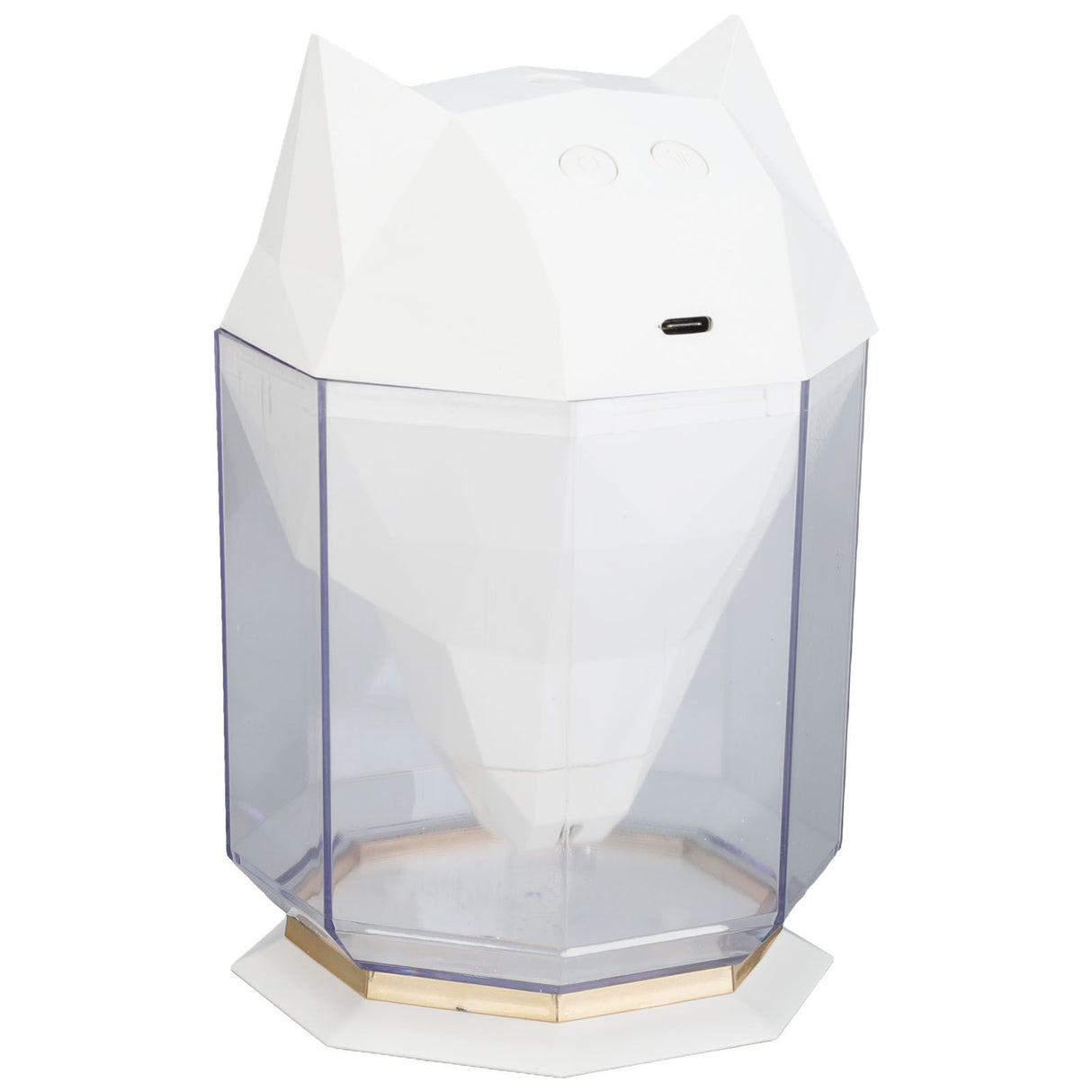 Air Humidifier Large Capacity Desktop Separated Electric Water Diffuser for Home Office White