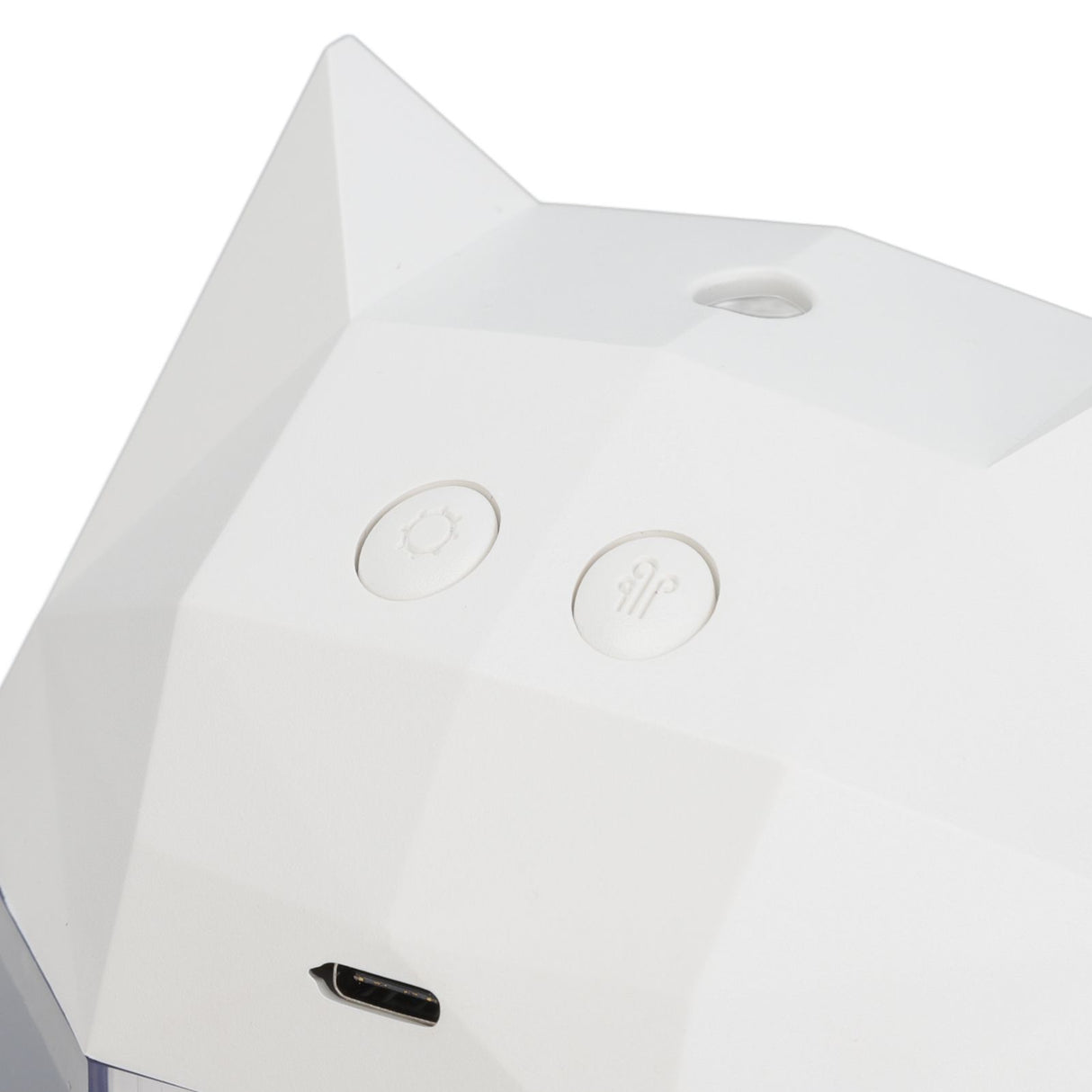 Air Humidifier Large Capacity Desktop Separated Electric Water Diffuser for Home Office White