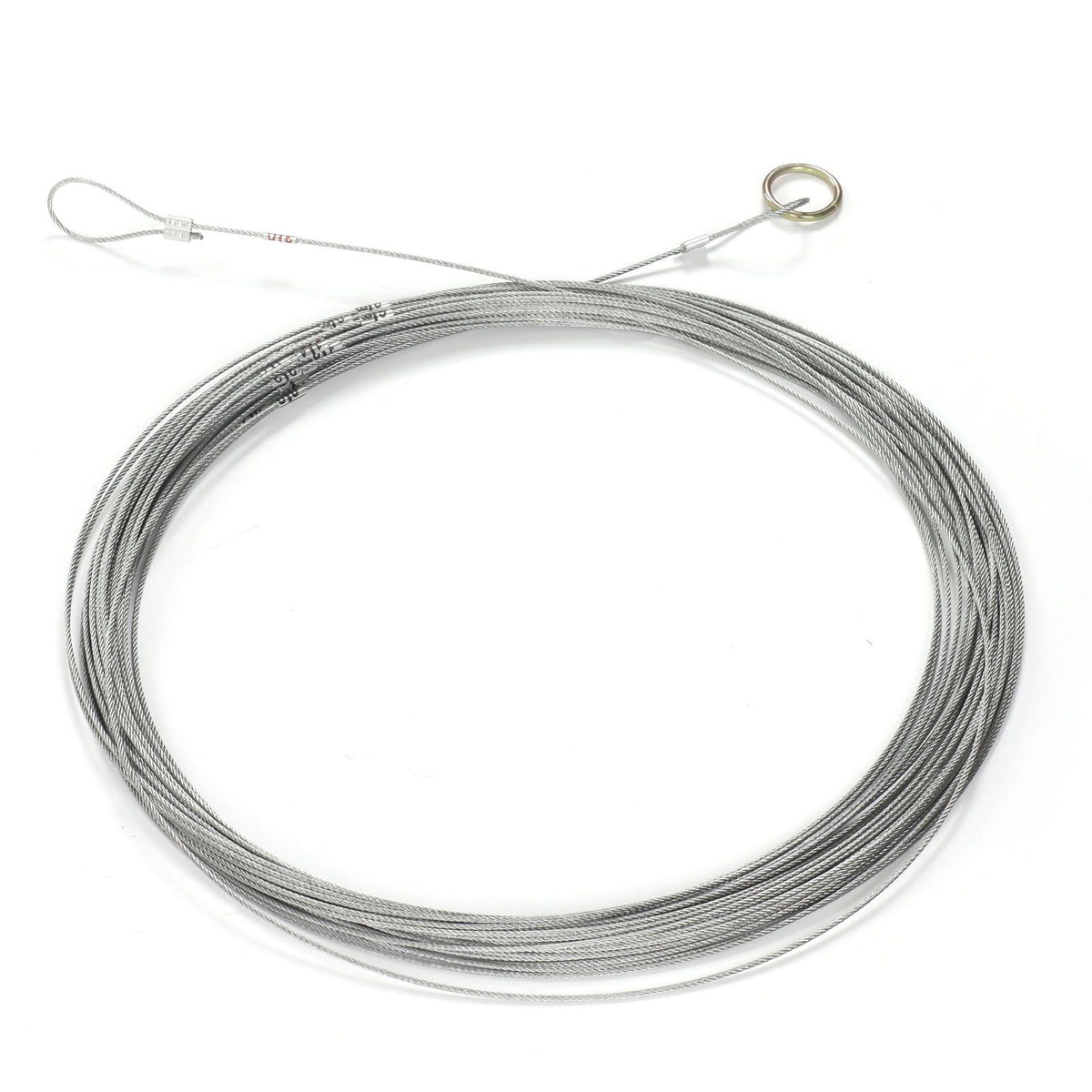 Steel Wire Measuring Rope Good Flexibility Sturdy Steel Rope Measuring Cord with Scale for Well Construction 30m/98.4ft