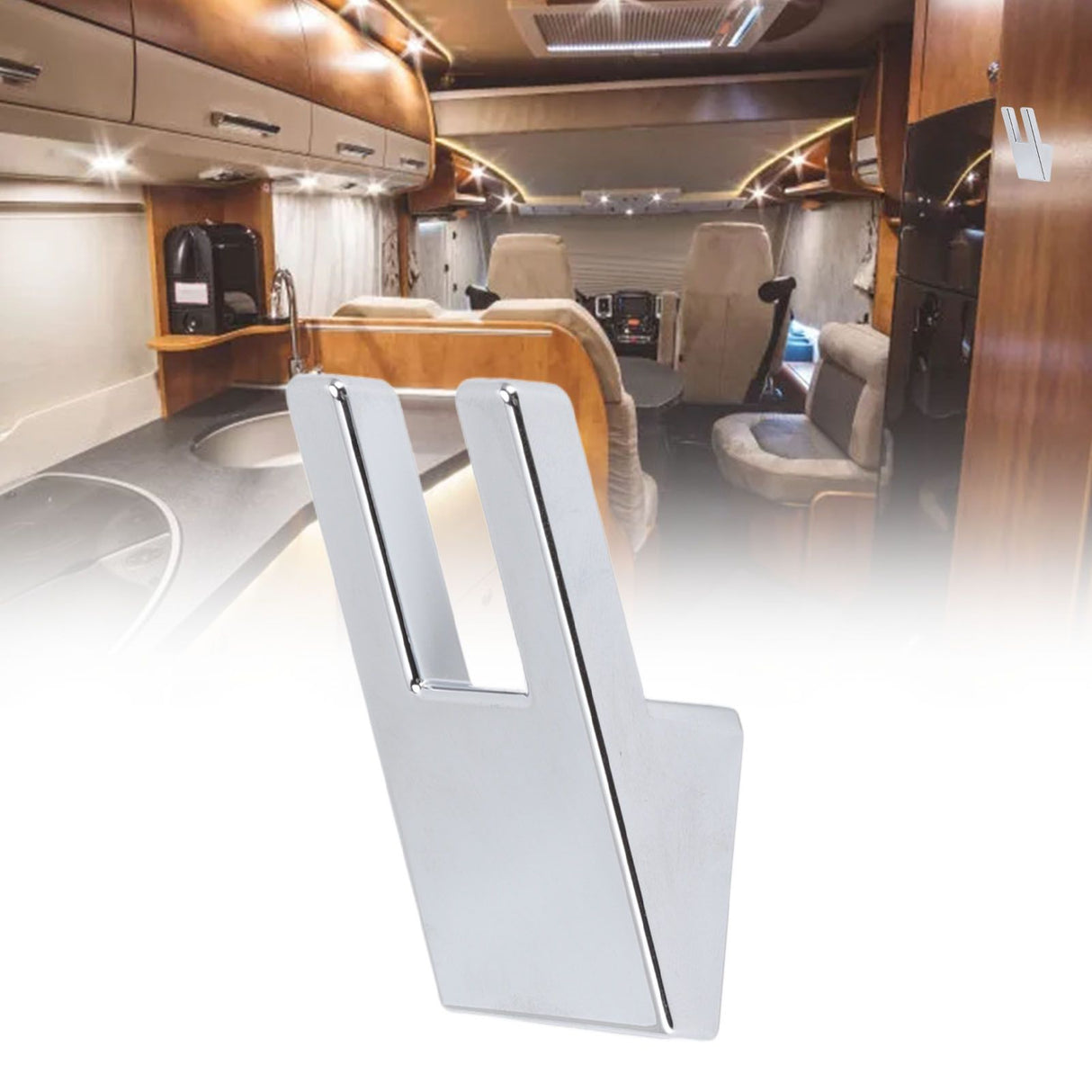 RV Bathroom Towel Hook Minimalist Beautiful Coat Towel Hanger Hook for RV Home Use