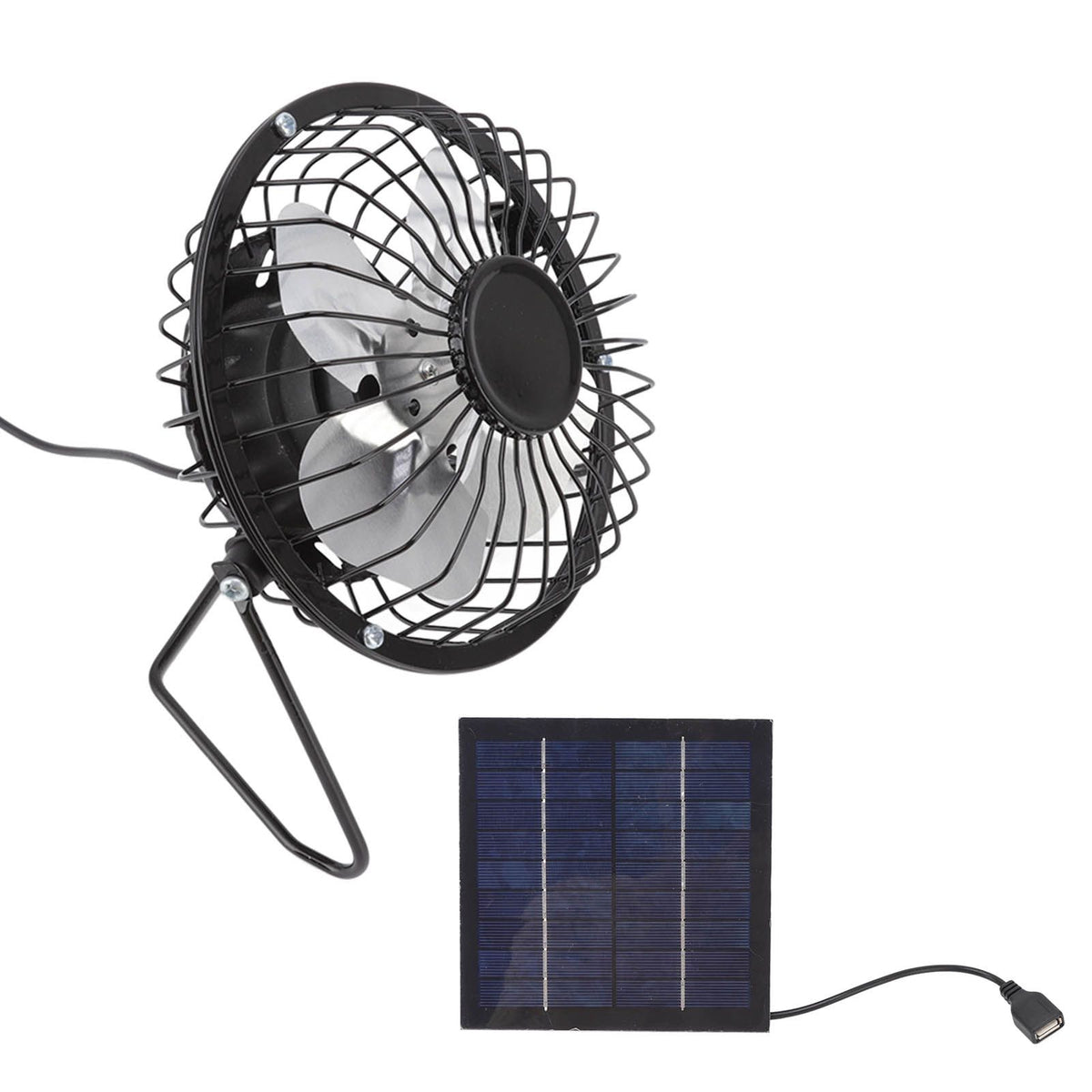 Photovoltaic Solar Panel Set Ventilation System Mini Portable USB Cooling Fan 5v 2.5w