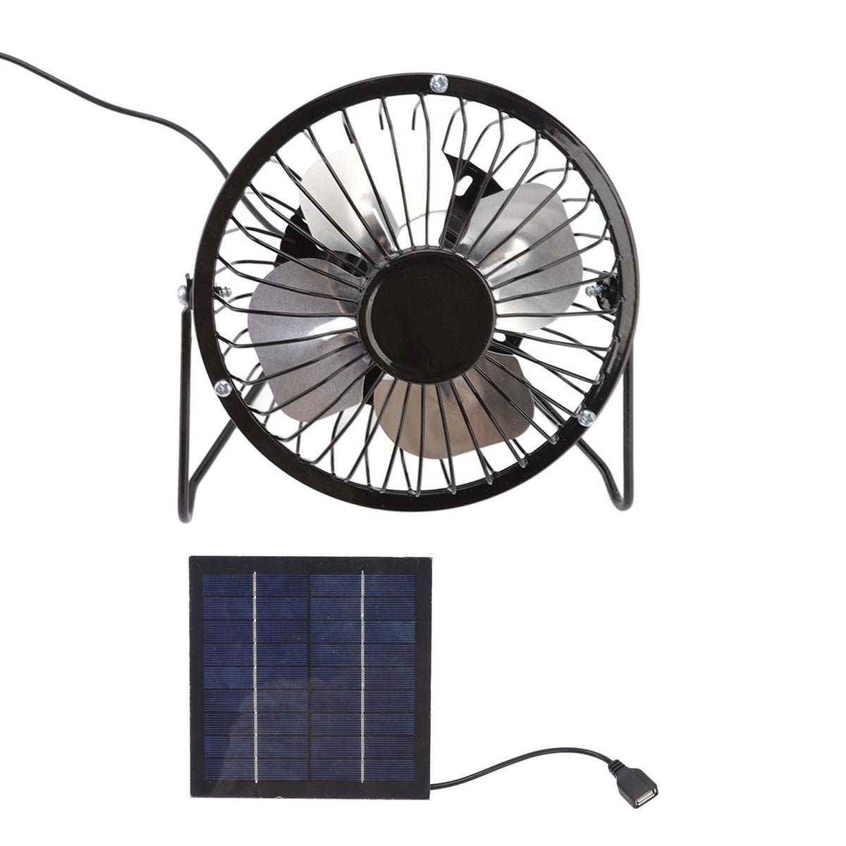 Photovoltaic Solar Panel Set Ventilation System Mini Portable USB Cooling Fan 5v 2.5w